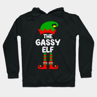 Gassy Elf Matching Family Group Christmas Party Pajama Hoodie